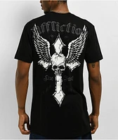 Affliction Live Fast Reflective Black T-Shirt