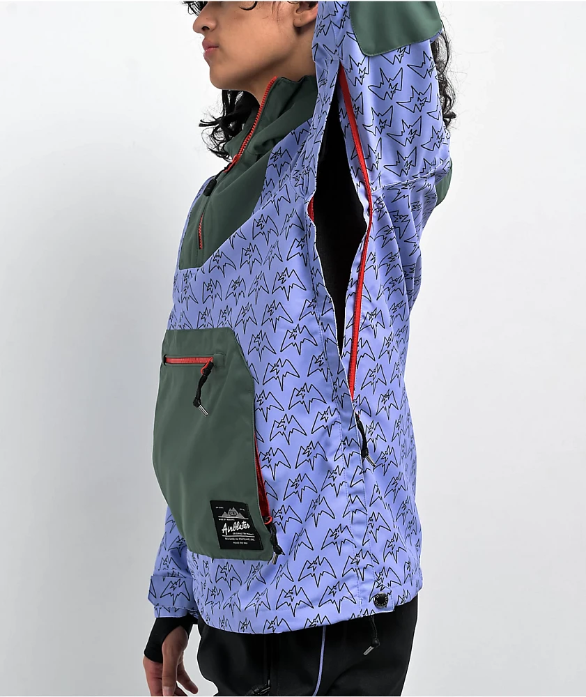 Airblaster Freedom Green 10K Anorak Snowboard Jacket