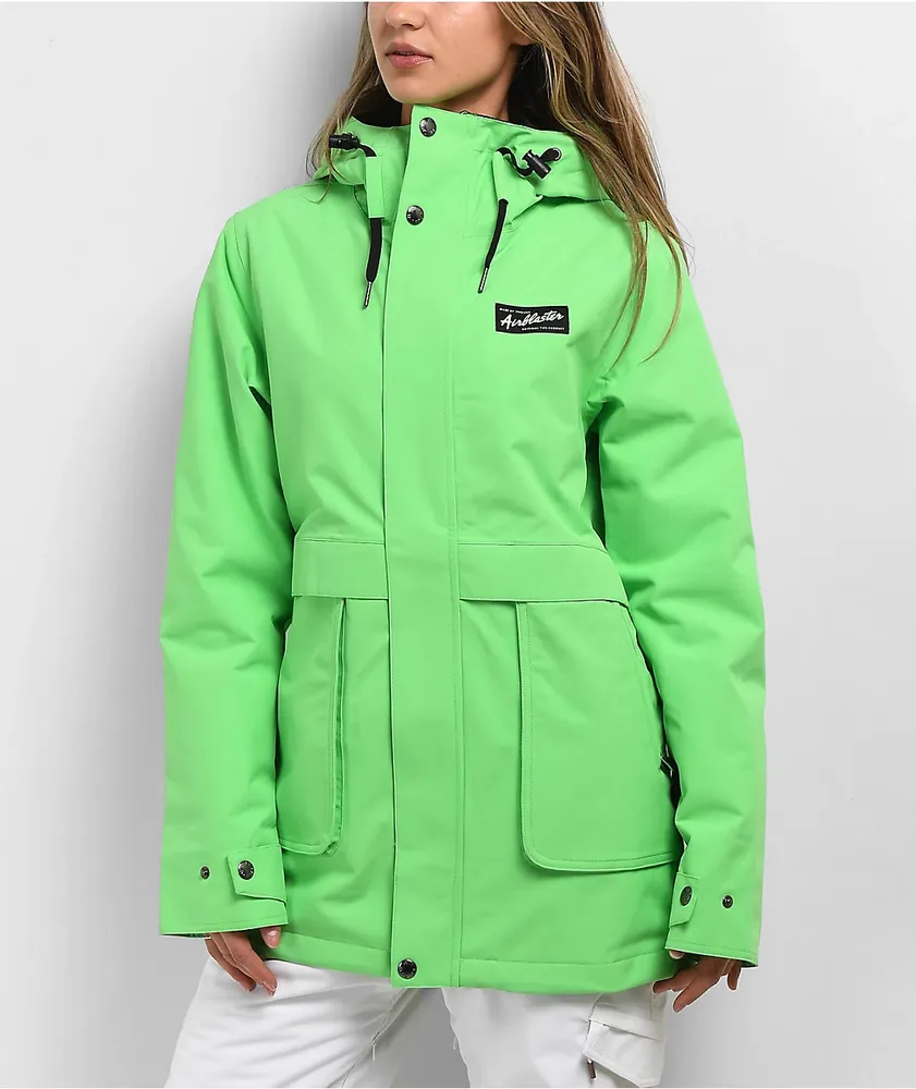 Airblaster Nicolette 15K Spring Green Snowboard Jacket