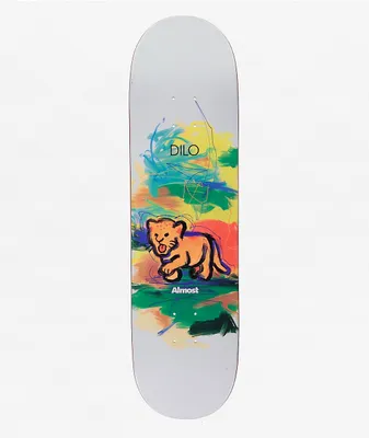 Almost Dilo Mean Pets Painting 8.5"Skateboard Deck