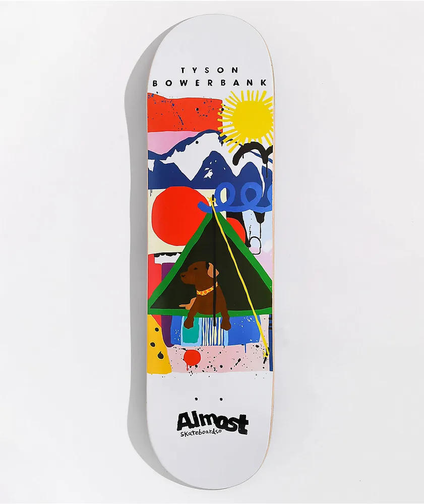 Almost Tyson Indy White 8.25" Skateboard Deck