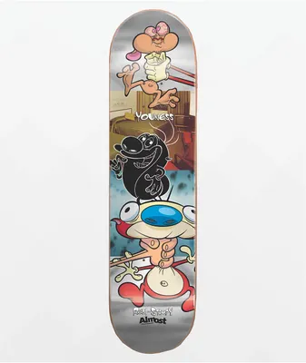 Almost x Ren & Stimpy Youness Roommate 8.25" Skateboard Deck