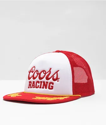 American Needle x Coors Earnhardt Red & White Trucker Hat