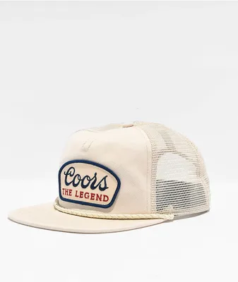 American Needle x Coors Wyatt Ivory Trucker Hat