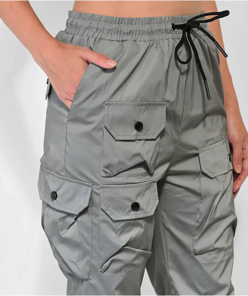 American Stitch Silver Reflective Jogger Pants