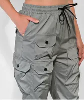 American Stitch Silver Reflective Jogger Pants