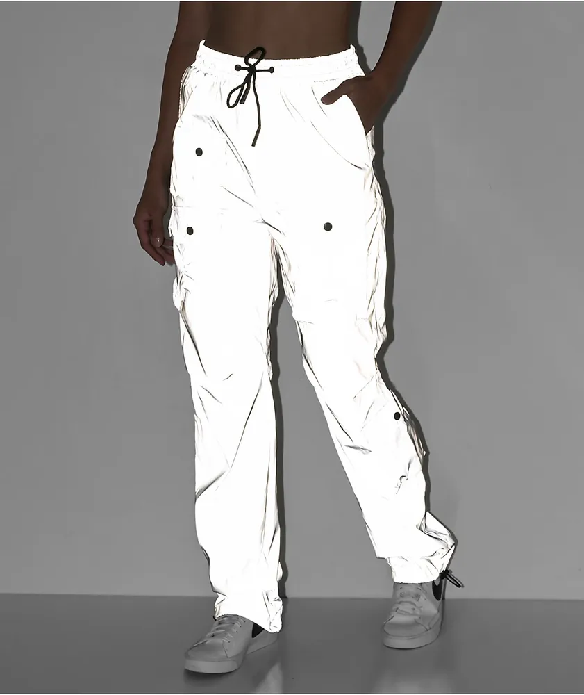 American Stitch Silver Reflective Jogger Pants