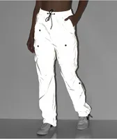 American Stitch Silver Reflective Jogger Pants