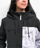 Aperture Lexi Black & Marble 10K Snowboard Jacket 2024
