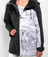 Aperture Lexi Black & Marble 10K Snowboard Jacket 2024