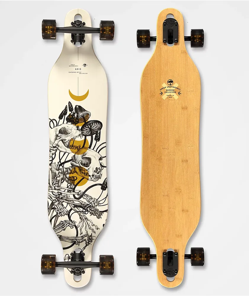 Arbor Axis Bamboo 40" Drop Through Longboard Complete