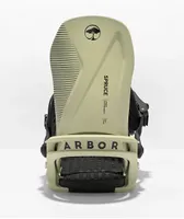 Arbor Spruce White Snowboard Bindings 2023