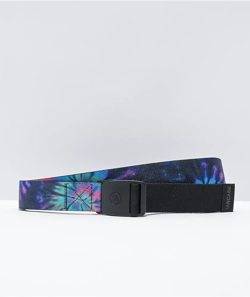 Arcade Zone Rainbow Tie Dye Clasp Belt
