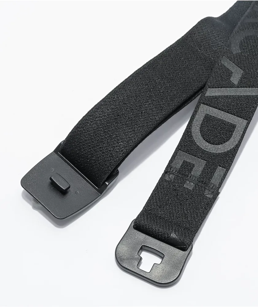 Arcade Zone Stamp Black Clasp Belt