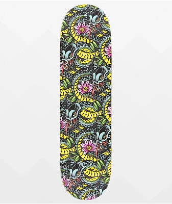 Art Project Snake Pattern 8.25" Skateboard Deck