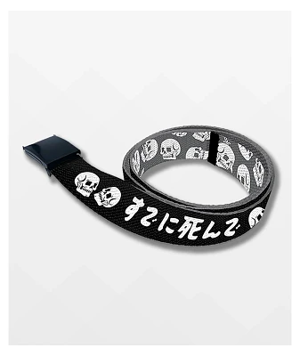 Artist Collective Already Dead Black Web Belt