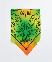 Artist Collective Culture Gradient Green & Yellow Bandana