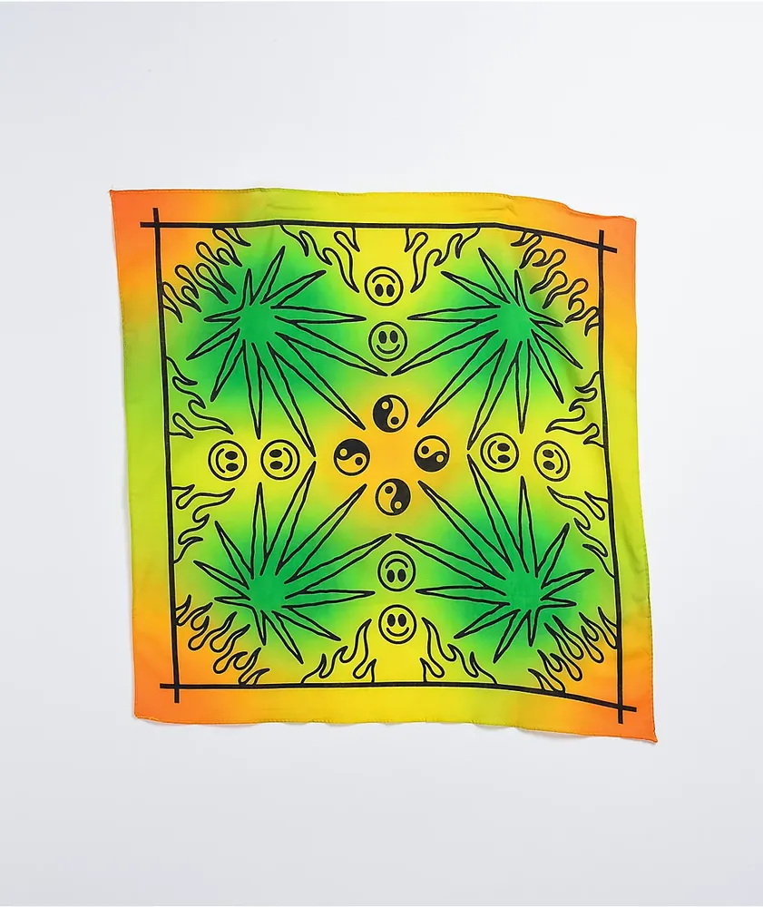 Artist Collective Culture Gradient Green & Yellow Bandana