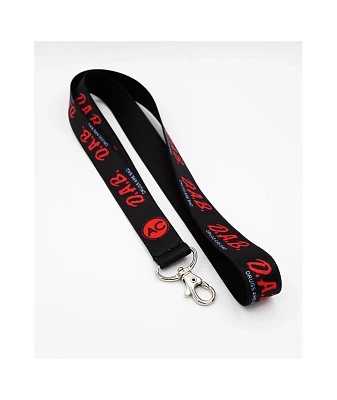 Artist Collective D.A.B. Black & Red Lanyard