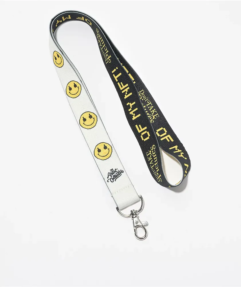 Artist Collective No Pictures White & Black Lanyard