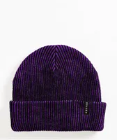 Autumn Cord Purple Beanie