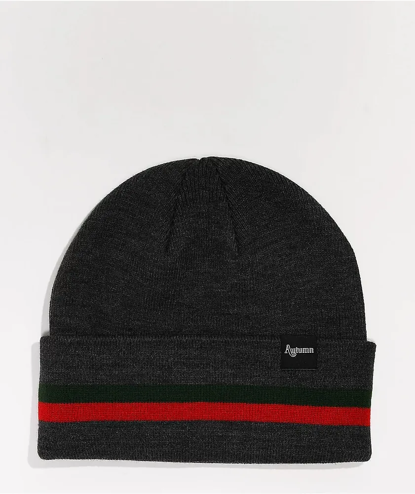 Autumn Surplus Band Charcoal Beanie