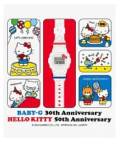 Baby-G x Hello Kitty BGD565KT-7 White Digital Watch