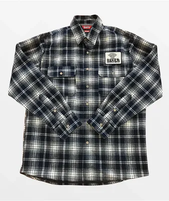 Baker Black & White Flannel Jacket
