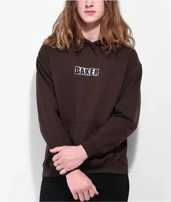 Baker Logo Brown Hoodie