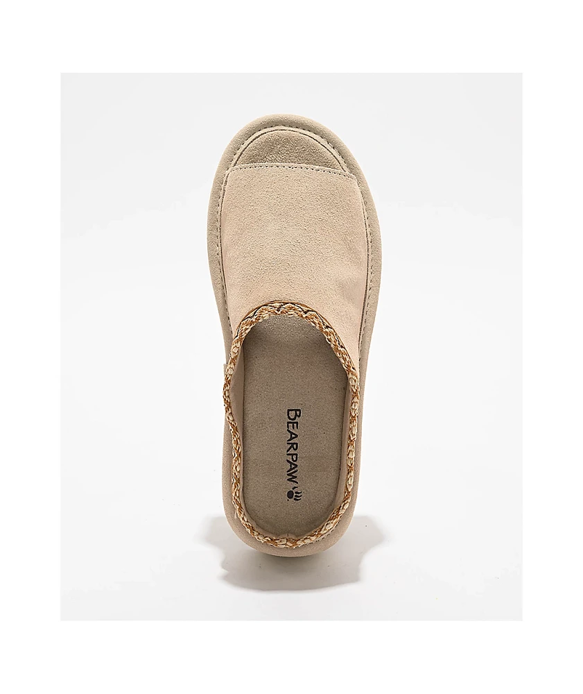 Bearpaw Navigate Camel Platform Slippers