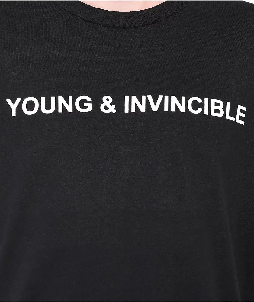 Benitez by Baylen Levine Young & Invincible Black T-Shirt