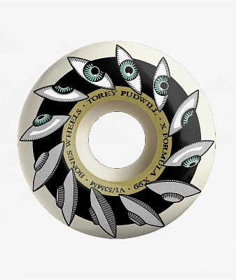 Bones X-Formula Pudwill Eyeing Saucer 53mm 99a Skateboard Wheels