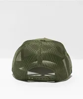 Brixton Alpha Block Surplus Olive Trucker Hat