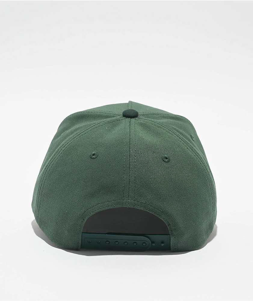 Brixton Crest Deep Forest Green Snapback Hat