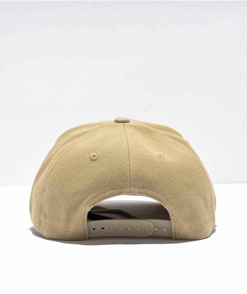 Brixton Crest Netplus Sand Snapback Hat