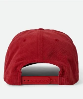 Brixton Inwood Red Snapback Hat