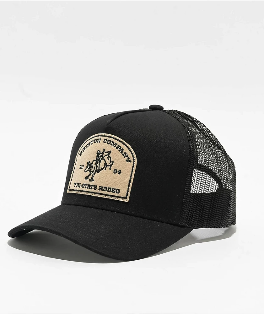 Brixton Out After Dark Black Trucker Hat