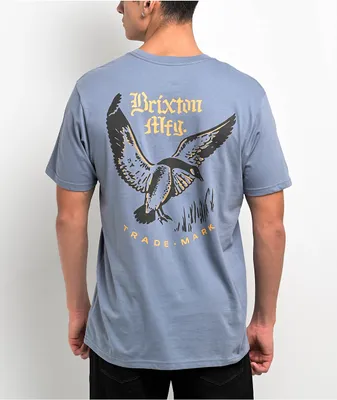 Brixton Portside Blue T-Shirt
