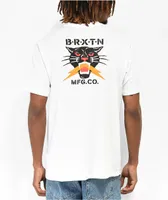 Brixton Sparks White T-Shirt