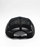 Brixton Wrench Netplus Black Trucker Hat