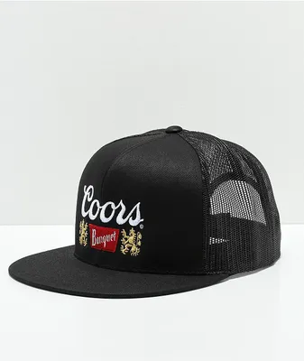Brixton x Coors Primary II Black Trucker Hat