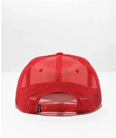 Brixton x Willie Nelson Road Again Red & White Trucker Hat