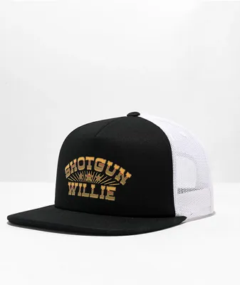 Brixton x Willie Nelson Shotgun Black & White Trucker Hat