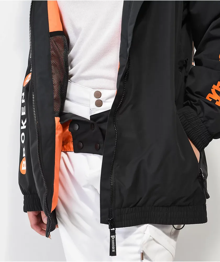 Broken Promises Addiction Black Snow Jacket