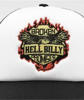 Broken Promises Big Road Black & White Trucker Hat