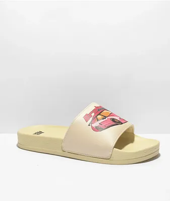 Broken Promises Catch Me Natural Slide Sandals
