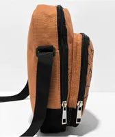 Broken Promises Cobweb Tan Crossbody Bag