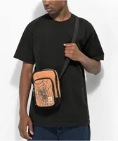 Broken Promises Cobweb Tan Crossbody Bag