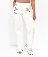 Broken Promises Focus On Me White Cargo Pants