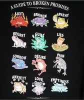 Broken Promises Frog Guide Black Hoodie